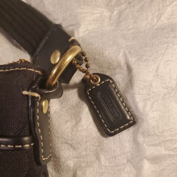 COACH  - BLACK CROSSBODY BAG - Picture 5 of 12
